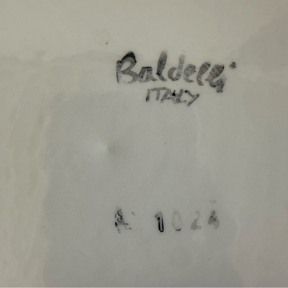 VTG Italian cheese plate ceramic mid-century Baldelli - Picture 6 of 9